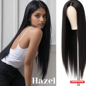 Black Wavy Full Wig HZL603