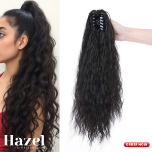 Black Wavy Ponytail HZL702