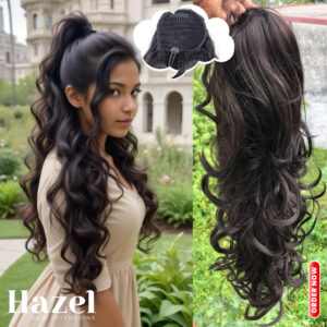Black Wavy Ponytail TYPNYW65B2#